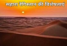 रेगिस्तान की विशेषताएं (1)