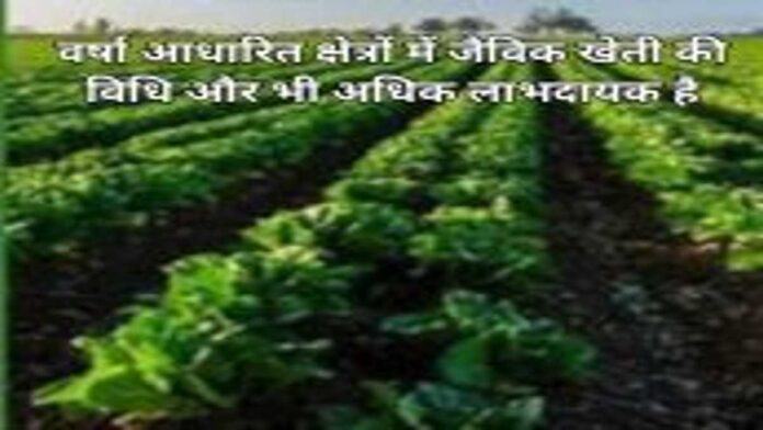 आधारित क्षेत्रों में जैविक खेती की विधि और भी अधिक लाभदायक है (1)